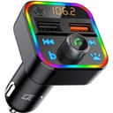 FM BLUETOOTH VYSIELAČ QC USB RÝCHLA NABÍJAČKA