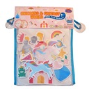 Puzzle samolepky do kúpeľa Unicorns Princess