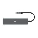 Dokovacia stanica Silicon Power Boost SU20 7 v 1 USB/USB-C/HDMI/SD/MicroSD Sz