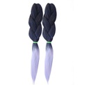 Syntetické vlasy Xpression 2 ponytails Pre Stretched 1B/LILAC