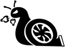 Turbína TURBO SNAIL STICKER do auta