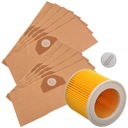 10x FILTRAČNÉ VRECKÁ pre vysávač KARCHER WD3 SE4001 3.200 MV3 WD SE, papier