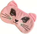 OČNÝ MECHERNÍK MASKA NA SPANIE RELAXAČNÁ Mačka mačička KITTEN PINK OLDMAN