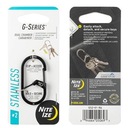 Čierna karabínka Nite Ize G-Series 2