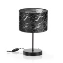 Nočná lampa Luxusná mramorová LED E27 Edison tienidlo