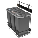 Triedič odpadu SLIM 3x8L do skrine 30 Graphite