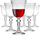 KROSNO KRISTA DECO poháre na červené víno 220ml