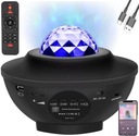STARS PROJECTOR SKY PROJEKTOR LED NOČNÁ LAMPA BLUETOOTH REPRODUKTOR + DIAĽK.