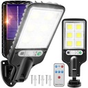 VÝKONNÁ LED SOLARNÁ LAMPA, SNÍMAČ POHYBU SÚMRAK