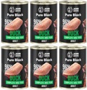 John Dog Pure Black Adult Duck 6 x 400 g