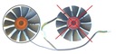 Ventilátor ASUS STRIX GTX1050 GTX750 RX460 GTX1060