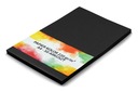 Hrubý farebný kartónový papier A4 220g 50 listov čierny