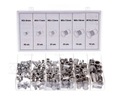 SADA HLINÍKOVÝCH NITOVACÍCH MATIC NITOVACIE MATICE M3 - M10 150 KS S11361