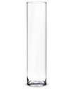 Sklenený valec vázy s rozmermi 60 x 15 cm