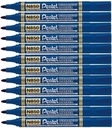 12x permanentný popisovač Pentel N850 modrý N850C