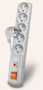 Acar Power strip F5 1,5M šedý