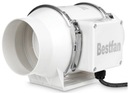 Potrubný ventilátor BESTFAN 125 mm 310 m3/h tichý