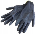 Ochranné pracovné rukavice Polyuretánová čierna ROZ 10