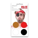 Sada maľovania na tvár - pirátske 4 farby