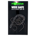 Korda Wide Gape Micro Barbed Micro Barbed háčiky na kapry, veľkosť 4