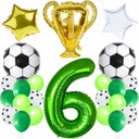 NARODENINOVÉ BALÓNY FUTBALOVÝ BALÓN ČÍSLO 6 SADA BALÓNOV PÁRTY POHÁR