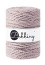 Paličkovaná šnúra Macrame 5mm 100m 3vrstvá perlová