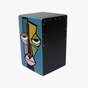 KG Cajon BSP FS Picasso Blue Painted1 Pevná snare