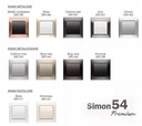 Simon 54 Premium 2-dielna prisadená krabica na rám