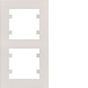 Vertikálny biely rámik Lumina intenzívny 2-gangový WL5620