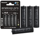 4X BATÉRIE PANASONIC ENELOOP PRO R06/AA 2500MAH JAPONSKÉ BATÉRIE