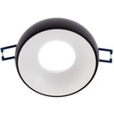 Zápustné svietidlo HALOGEN Round Black GU10