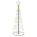 Kónický vianočný stromček, 108 farebných LED diód, 70x180