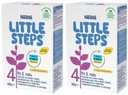 2x Nestlé LITTLE STEPS 4 ďalšie mlieko 500g