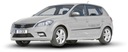 Bočné lišty Kia Ceed, 2006-2012, Hatchback