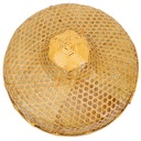 Chinese Straw Beanie Hat Bambusový klobúk v orientálnom štýle