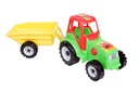 Traktor s prívesným vozíkom na hračky