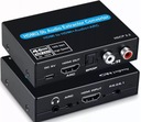 Extraktor zvuku ARC HDMI 4K HDR HDCP2.2 Toslink