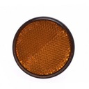 ROUND REFLEKTOR oranžový M6 univerzálny závit