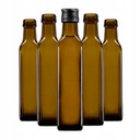 10ks sklenených fliaš Marasca na olivový olej, 250 ml