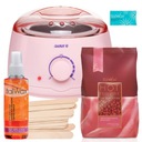 Súprava na odstraňovanie chĺpkov HARD WAX LOTION HEATER