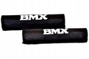 16-palcové BMX chrániče riadidiel a rámu (čierne)