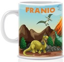 Hrnček s dinosaurami a menom DIEŤAŤA 330ml