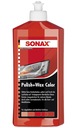 SONAX NanoPro farbiaci vosk červený 250ml