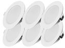 Sada objímok pre podhľadové LED ECO 6W 6x