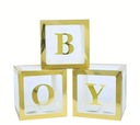 BOY detské sprchové balónové boxy, 3 ks.