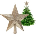 CHAMPAGNE STAR NA VIANOČNÝ STROMČEK, VIANOČNÝ TOP, HOVOR, VIANOČNÁ HVIEZDA, 20c