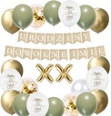 BOHO BALOONS sada pre NARODENINOVÝ banner NAME