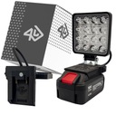 PRACOVNÁ LAMPA PRE GRAFITOVÚ HALOGÉNOVÚ LAMPU 18V