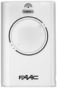 Diaľkové ovládanie FAAC XT2 868 SLH LR biele s CR2032 batériou