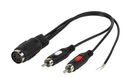 Adaptér DIN 5pin - 2 x RCA Quality Vivanco Store W-wa